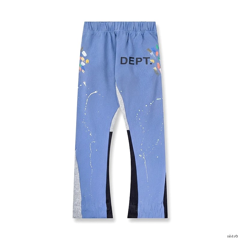 Gallery Dept Graffiti Style Blue Trousers