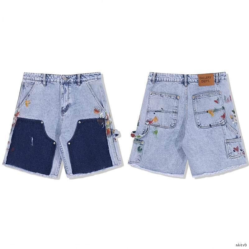 Gallery Dept Graffiti Style Denim Shorts