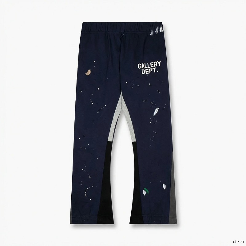 Gallery Dept graffiti-style navy blue pants