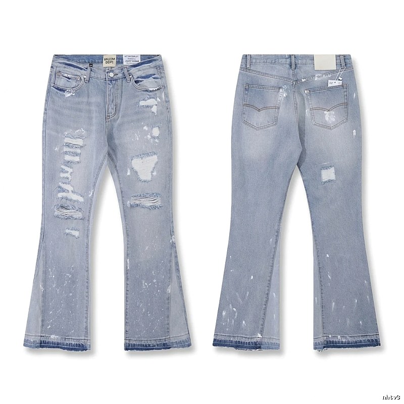 Gallery Dept Ripped Trendy Light Blue Jeans