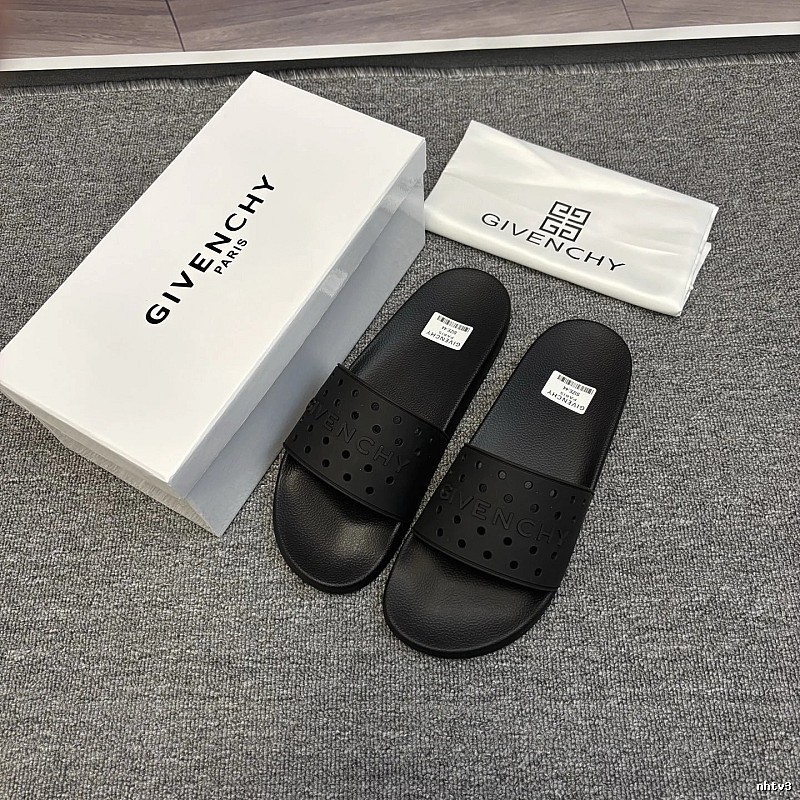 Givenchy Trendy Cut-out Black Slides