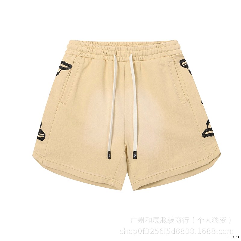 Godspeed Print Street Style Khaki Shorts
