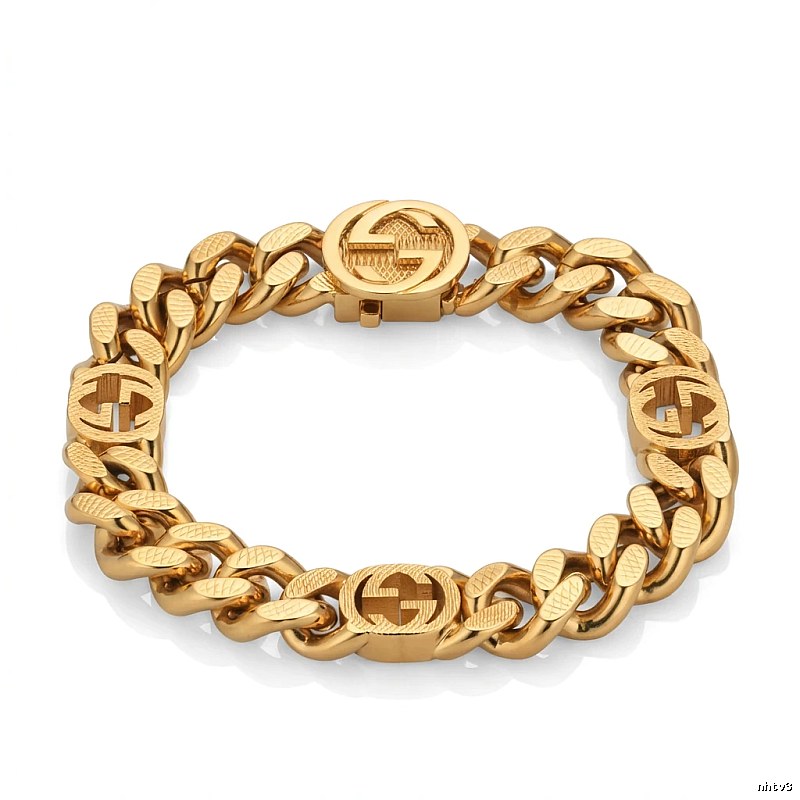 Gucci golden retro-style bracelet