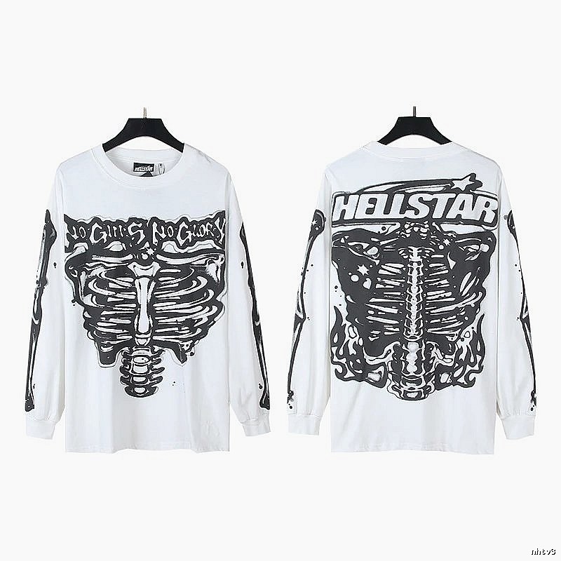 Hellstar Dark Style Skull White T-shirt