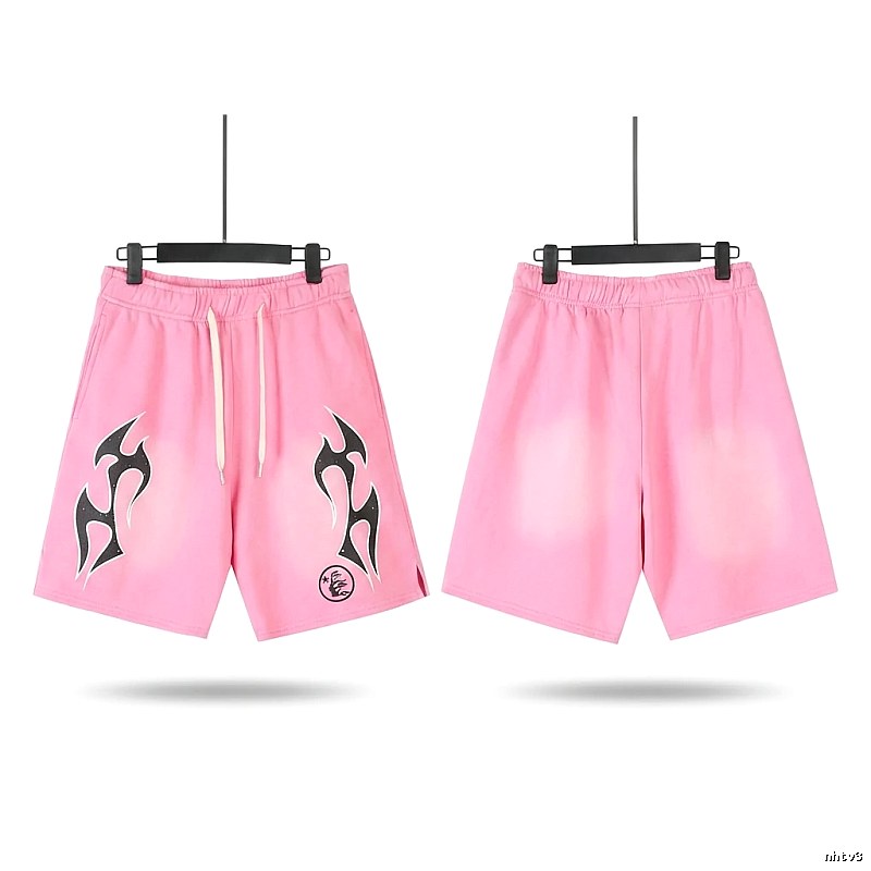 Hellstar Flame Wind Pink Shorts
