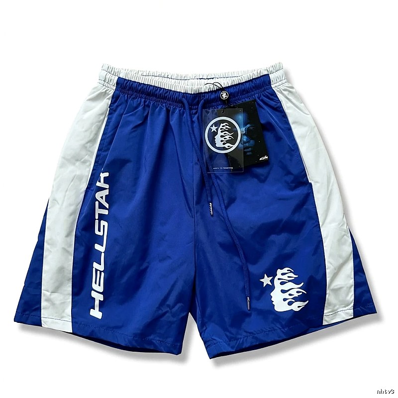 Hellstar sporty blue and white shorts