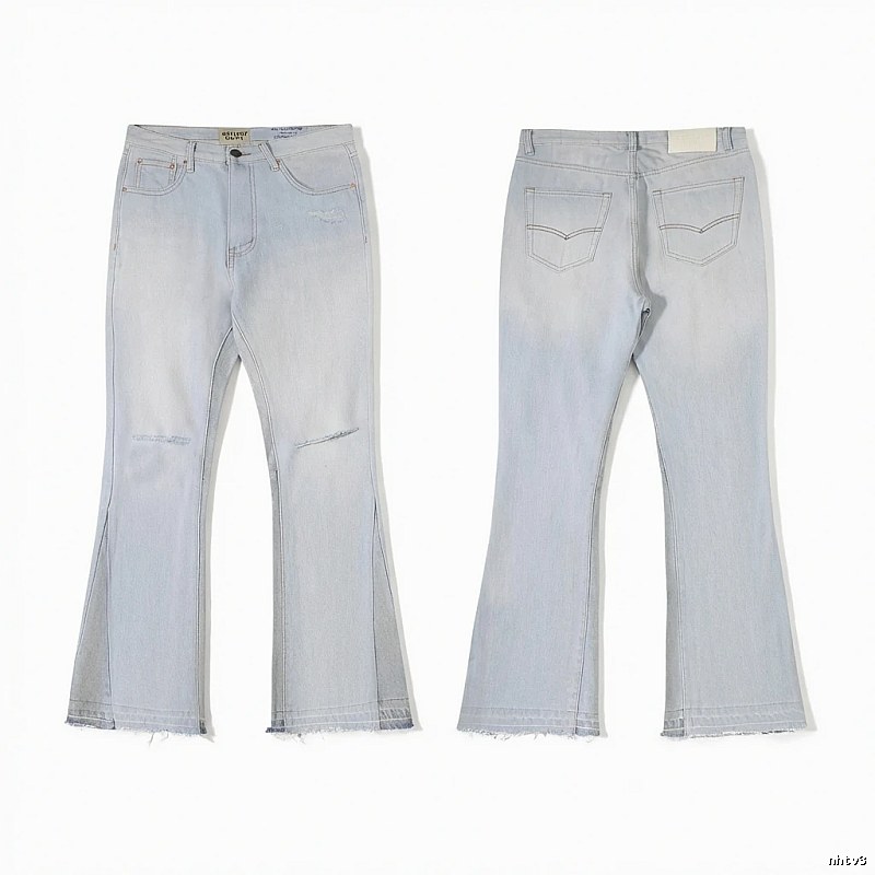 Hole-flared jeans from Gallery Dept.