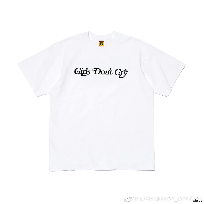 HUMAN MADE Co-branded Japanese Streetwear White Printed T-Shirt