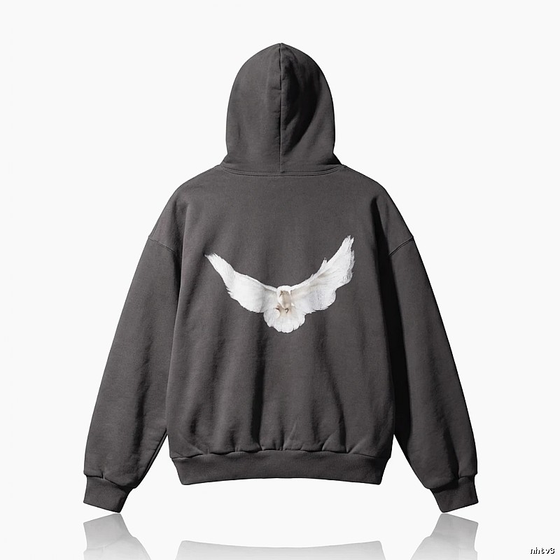 Kanye Grey Wings Hoodie