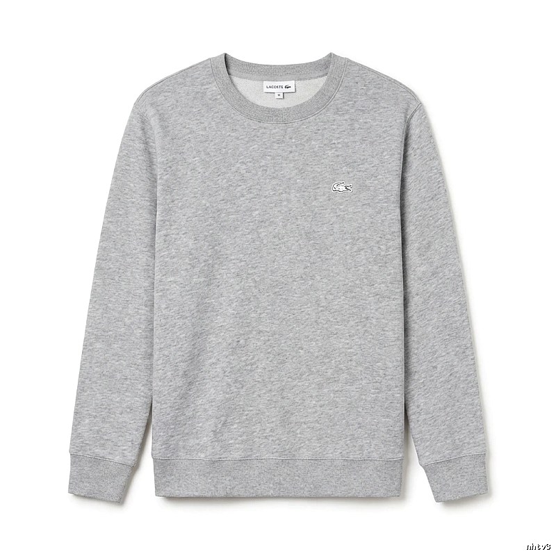 Lacoste basic simple grey sweatshirt