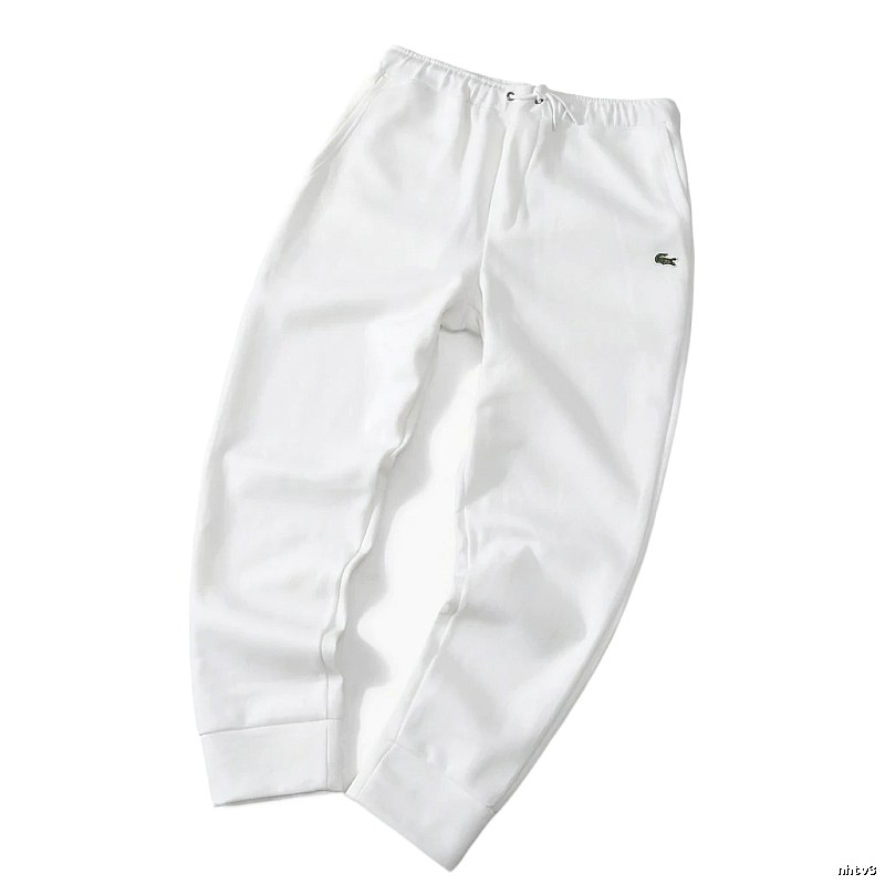 Lacoste casual style white sweatpants