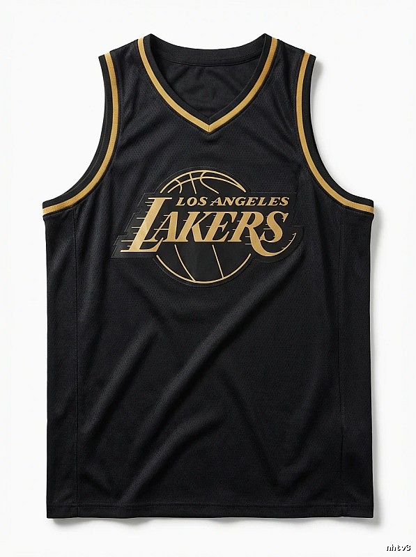 LBJ Lakers retro black jersey