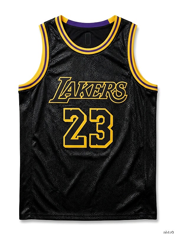 LBJ Lakers retro-style jersey