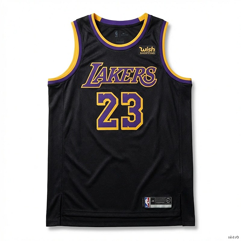 LBJ Lakers retro-style jersey