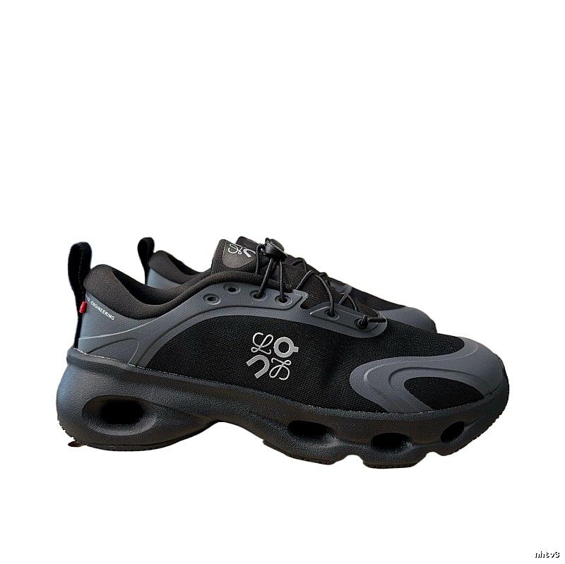 LOEWE black casual sports shoes