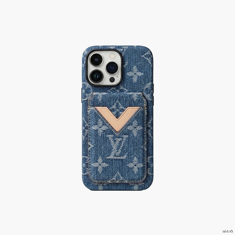 LV denim-style iPhone case