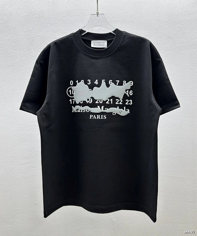 Maison Margiela Digital High Street Black T-shirt