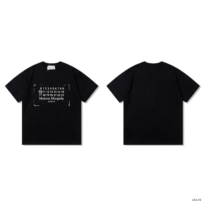 Maison Margiela Digital Style Black T-shirt