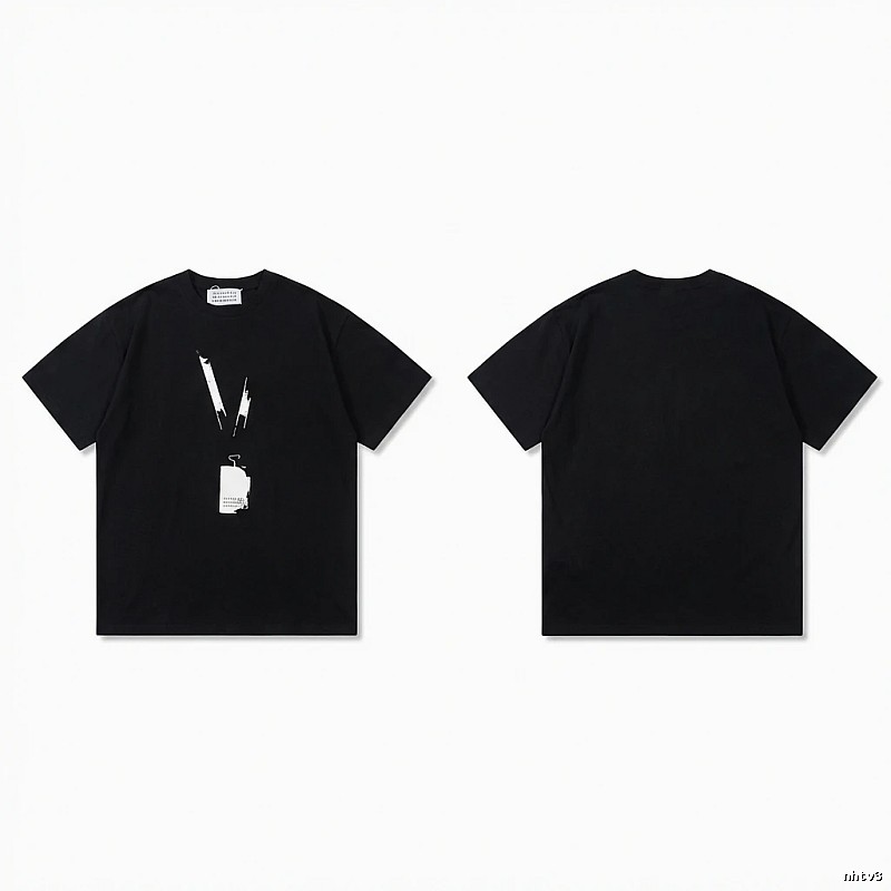 Maison Margiela minimalist black T-shirt