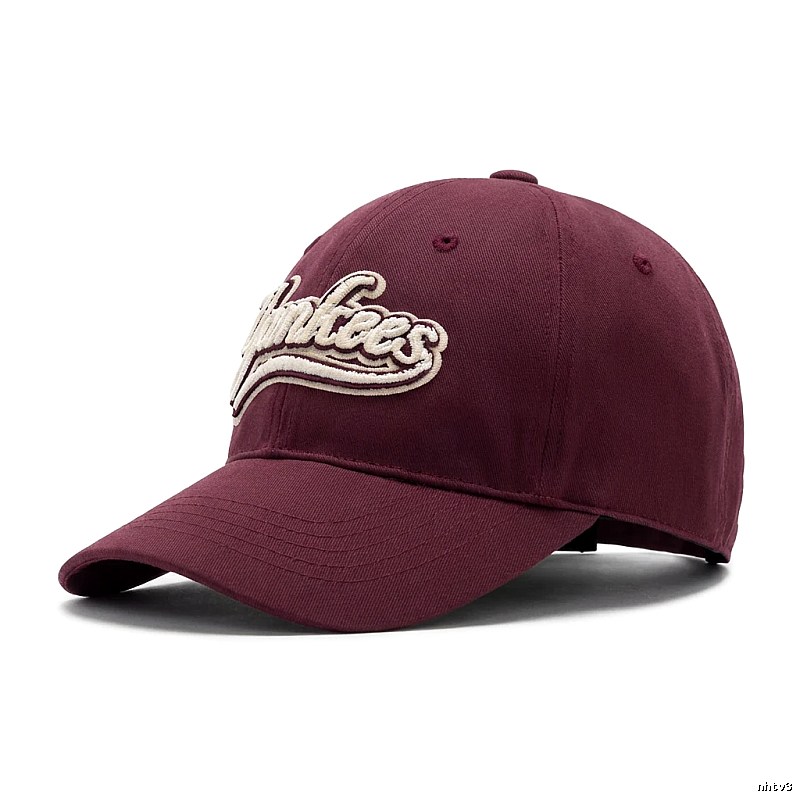 MLB baseball retro style burgundy hat