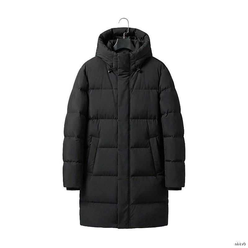 MLB long black down jacket