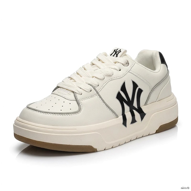 MLB NY Series Simple White Sports Shoes