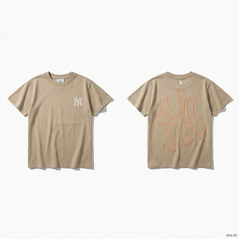 MLB retro style khaki T-shirt