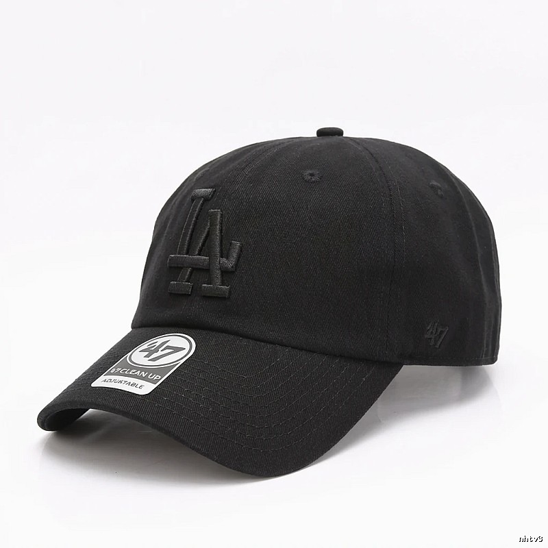 MLB trendy brand black baseball cap