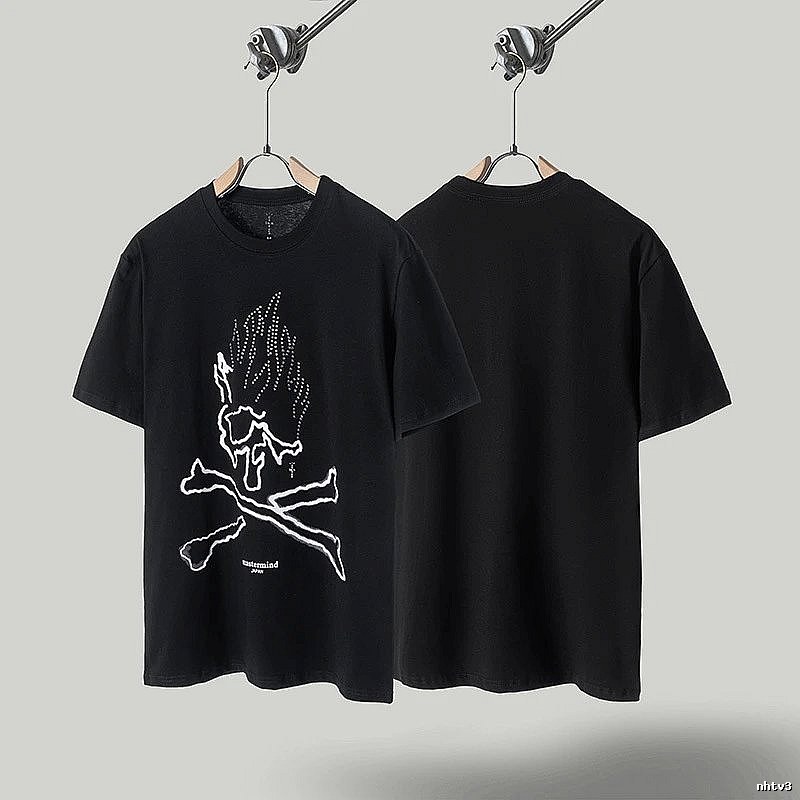 MMJ x Travis Scott Skull Street Style Black T-Shirt