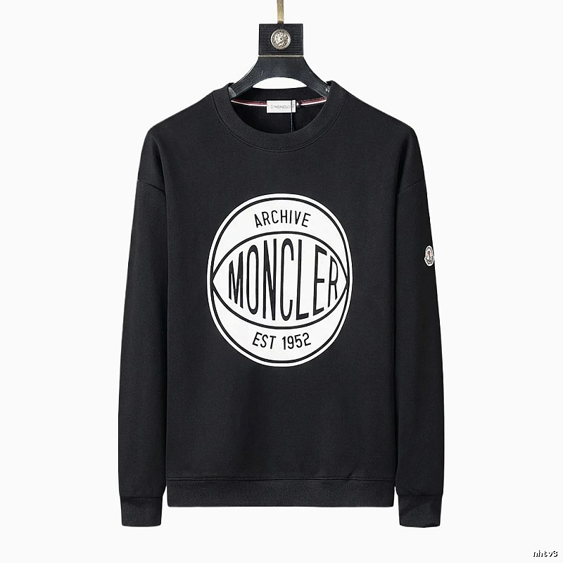 Moncler Archive Retro Style Black Sweatshirt