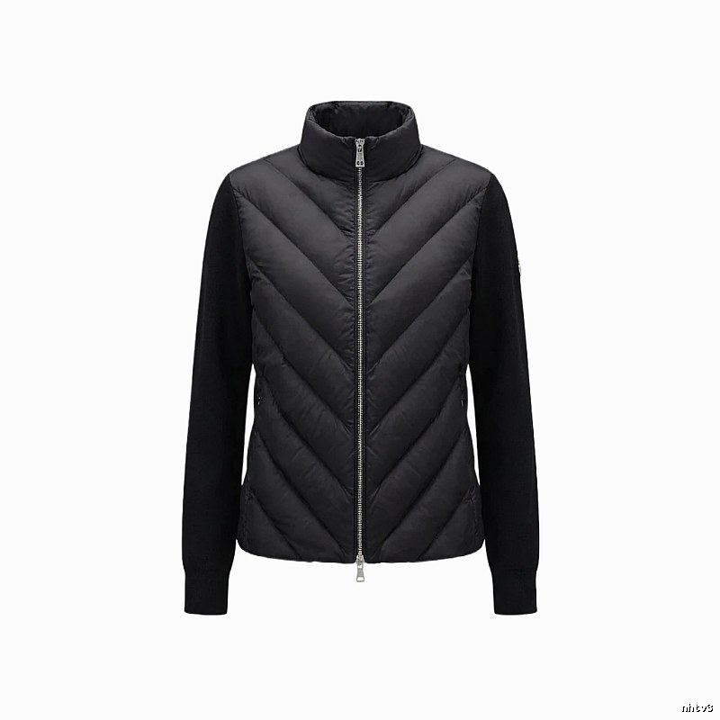 Moncler black casual style down jacket