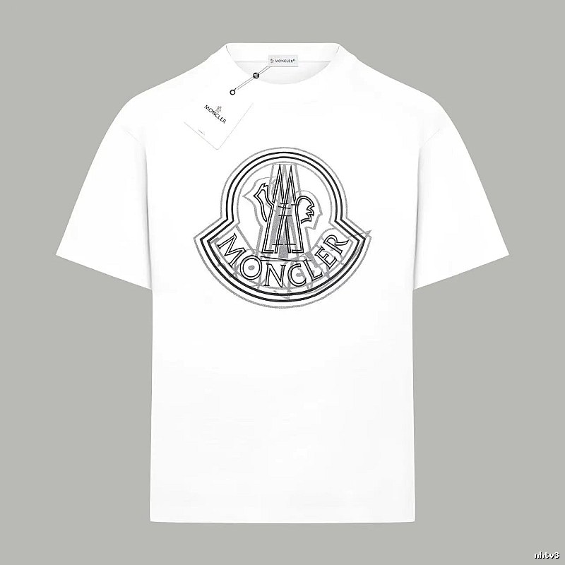 Moncler classic and simple style white T-shirt