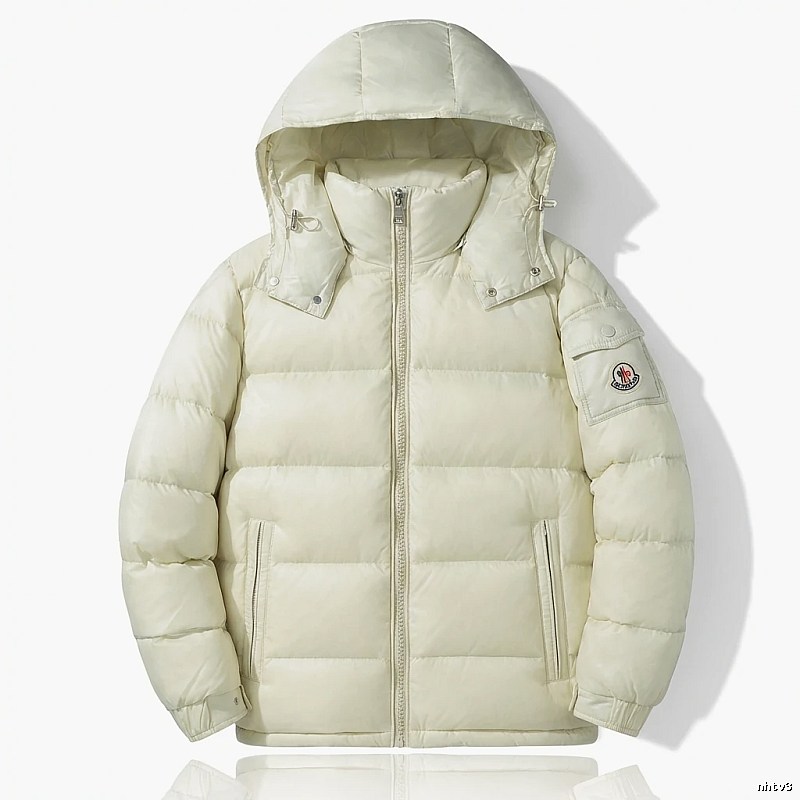 Moncler classic beige down jacket