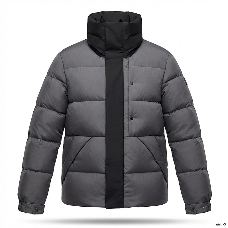 Moncler classic grey down jacket
