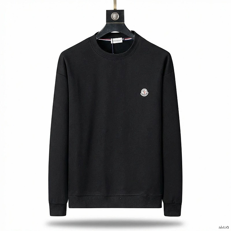 Moncler classic simple black sweatshirt