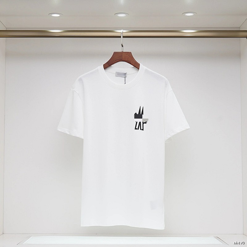 Moncler Printed Casual-style White Short-sleeve T-shirt