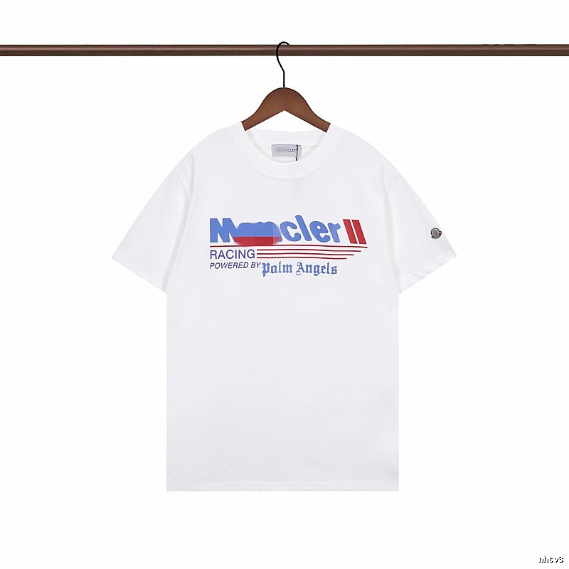 Moncler Racing Co-branded Street Style White T-Shirt