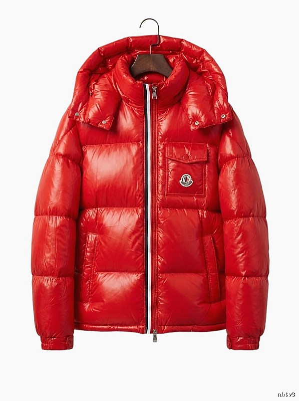 Moncler red fashionable down jacket