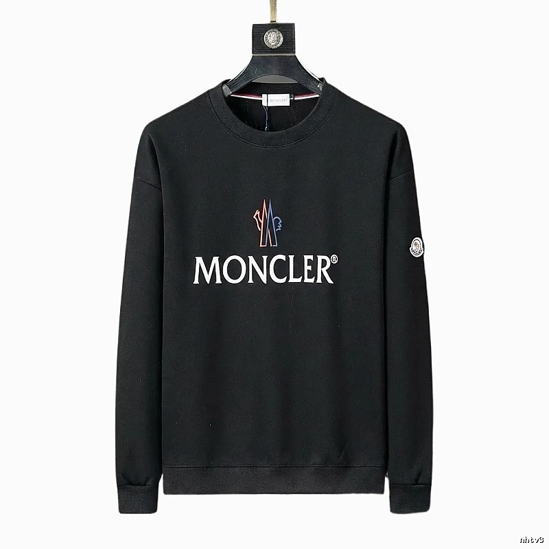 Moncler simple and fashionable black sweatshirt