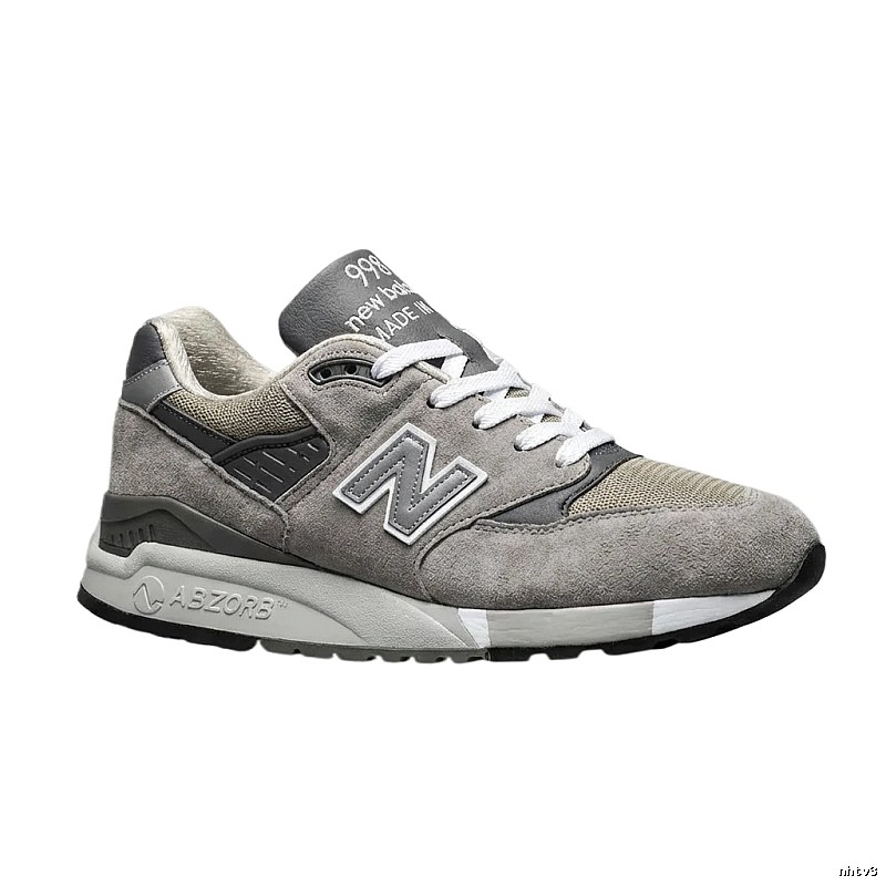 New Balance 998 Retro Grey Athletic Shoes