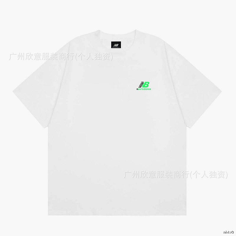 New Balance Casual Series Minimalist Style White T-Shirt
