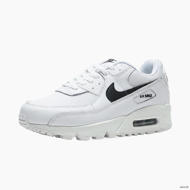 Nike Air Max retro-style white shoes
