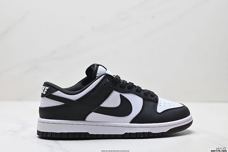 Nike Dunk black and white minimalist style sneakers