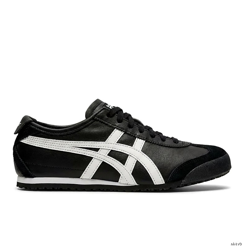 Onitsuka Tiger black and white retro style board shoes