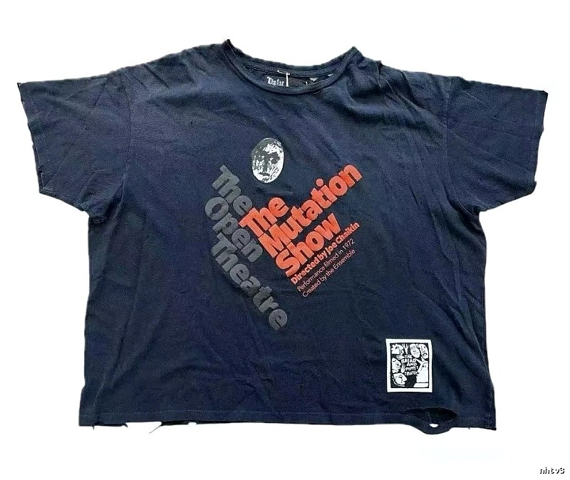Paly Hollywood Printed Vintage Black T-shirt