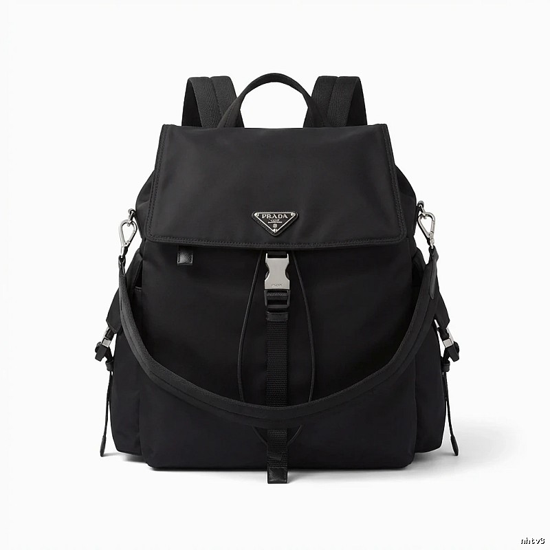 Prada classic black backpack