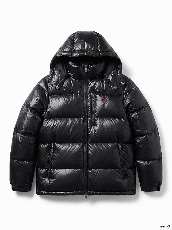 Ralph Lauren black trendy brand down jacket
