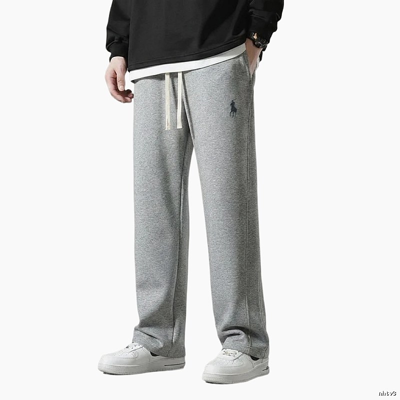 Ralph Lauren fleece-lined casual grey sweatpants