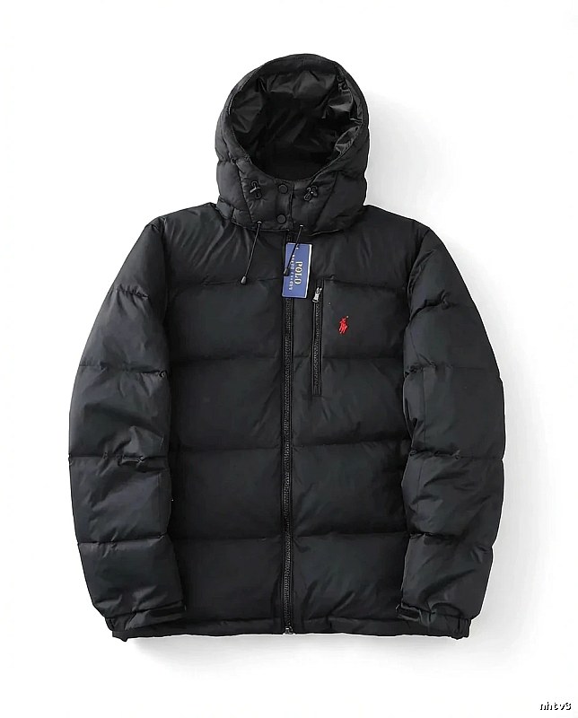 Ralph Lauren Polo Black Trendy Brand Down Jacket
