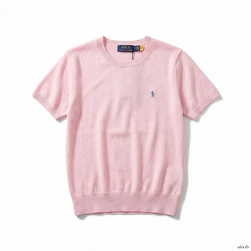 Ralph Lauren Polo pink trendy brand short-sleeve shirt